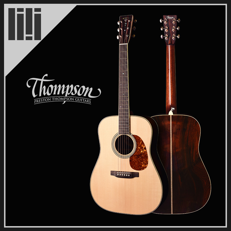 吉他平方Thompson汤普森D 型阿迪朗达克巴西玫瑰木手工吉他现货