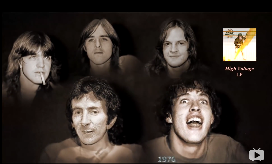 澳大利亚摇滚乐队ACDC，1973-2020近半个世纪的岁月变迁