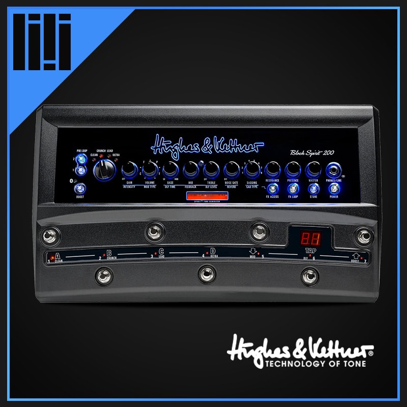 德国Hughes&Kettner BLACK SPIRIT 200 暗灵电吉他效果器