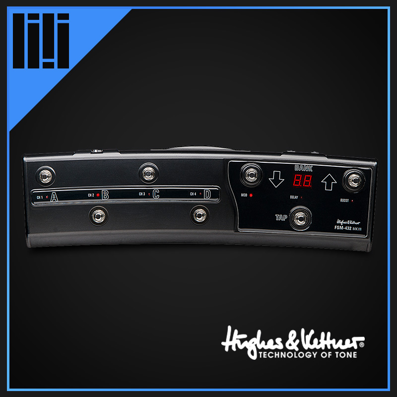 德国Hughes&Kettner HK FSM 432MIDI boards 外接效果器迷笛踏板