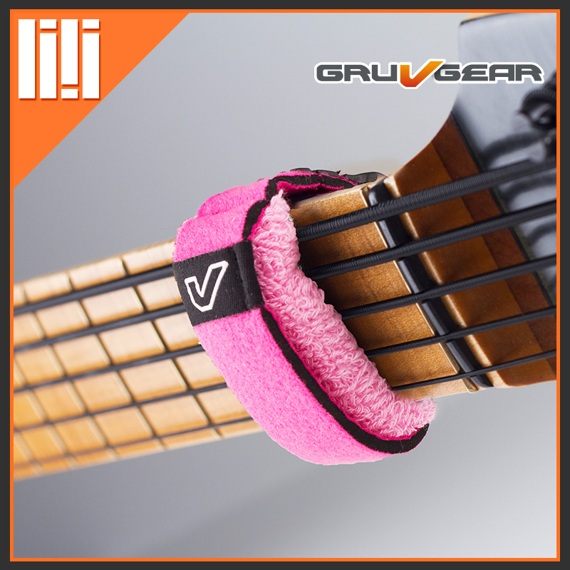 吉他平方 Gruv Gear FretWraps 电木吉他贝司 纯色制音带闷音束带