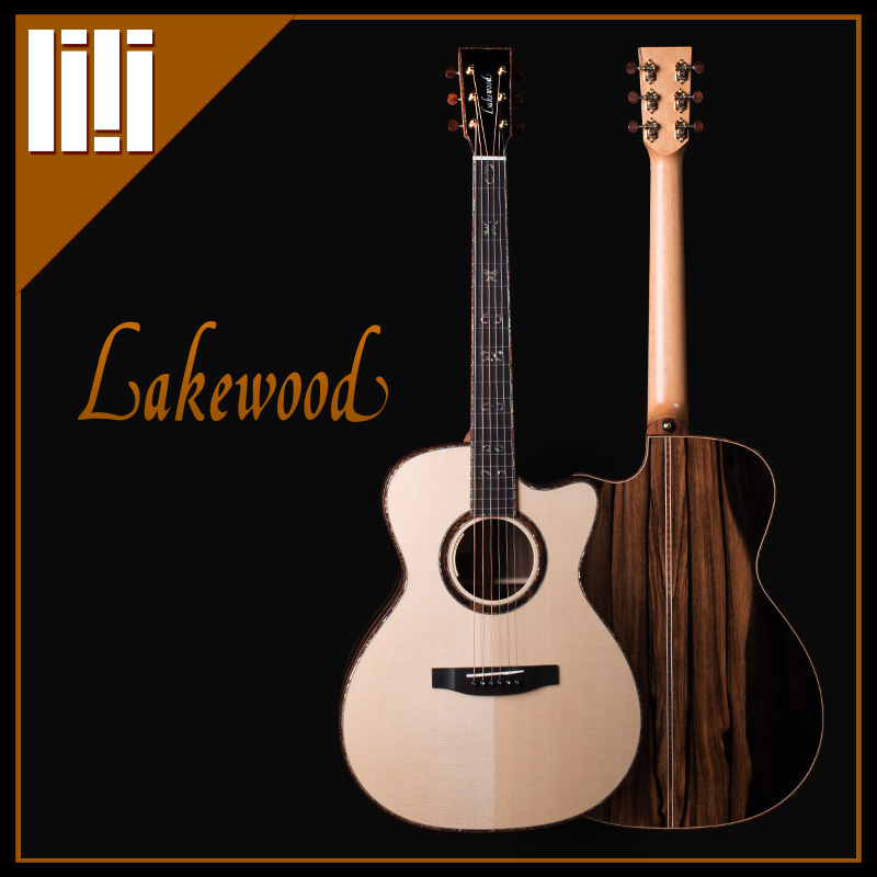 吉他平方 德国手工Lakewood雷克梧德 M-48CP   原声吉他