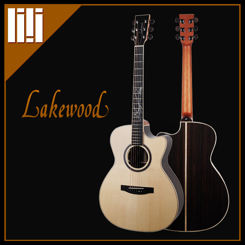 吉他平方 德国手工Lakewood雷克梧德 郑成河签名款型号 原声吉他