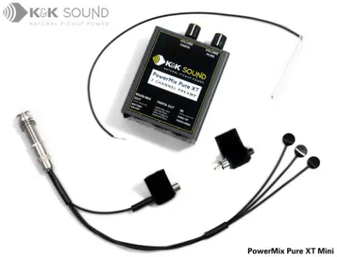 K&K POWERMIX PURE动力纯音+压感双拾音器+双通道前级系统