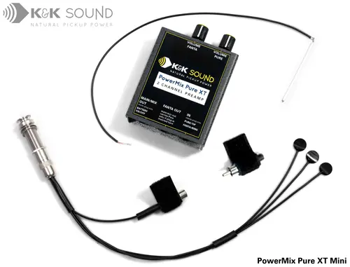 K&K POWERMIX PURE动力纯音+压感双拾音器+双通道前级系统