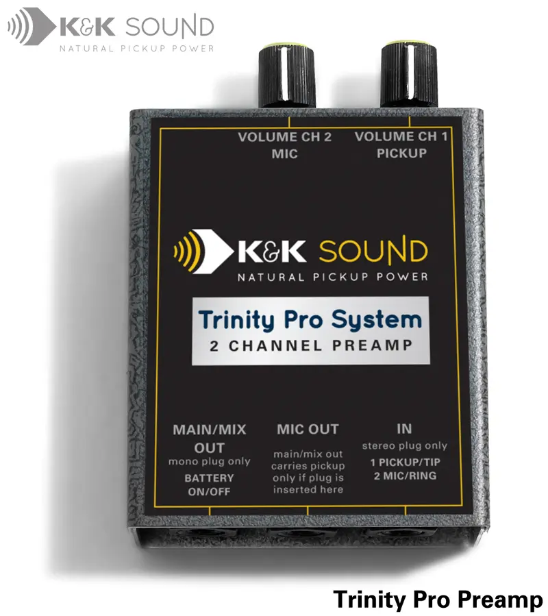 K&K TRINITY核心 纯音贴片+麦克双拾音器+双前级系统 中文说明书