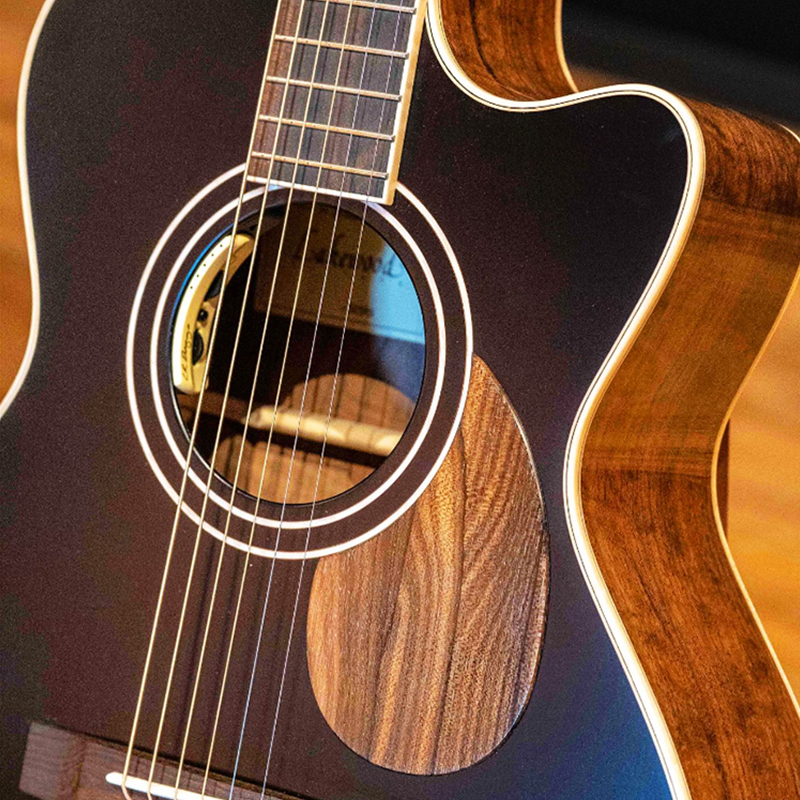 德国 Lakewood 雷克伍德 ：Ebony 乌木、Rosewood 紫檀和 Ziricote 十二雄蕊破布木实木护板