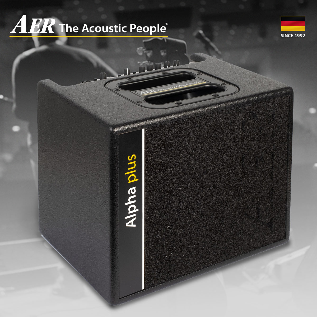 德国 AER Alpha Plus 原声吉他音箱：更大箱体低频升级