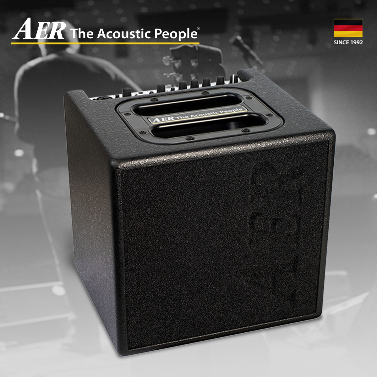 德国 AER Alpha 原声吉他音箱：40W 双通道入门款
