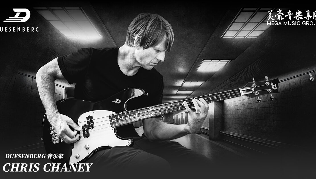 Chris Chaney 演出照（AC/DC 巡演贝斯手，Duesenberg Alliance Series Chris Chaney Bass 签名款使用者）