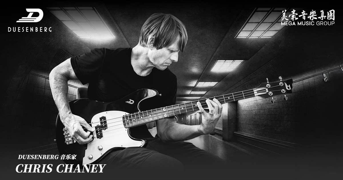 AC/DC 贝斯手 Chris Chaney 用的 Duesenberg 签名款贝斯