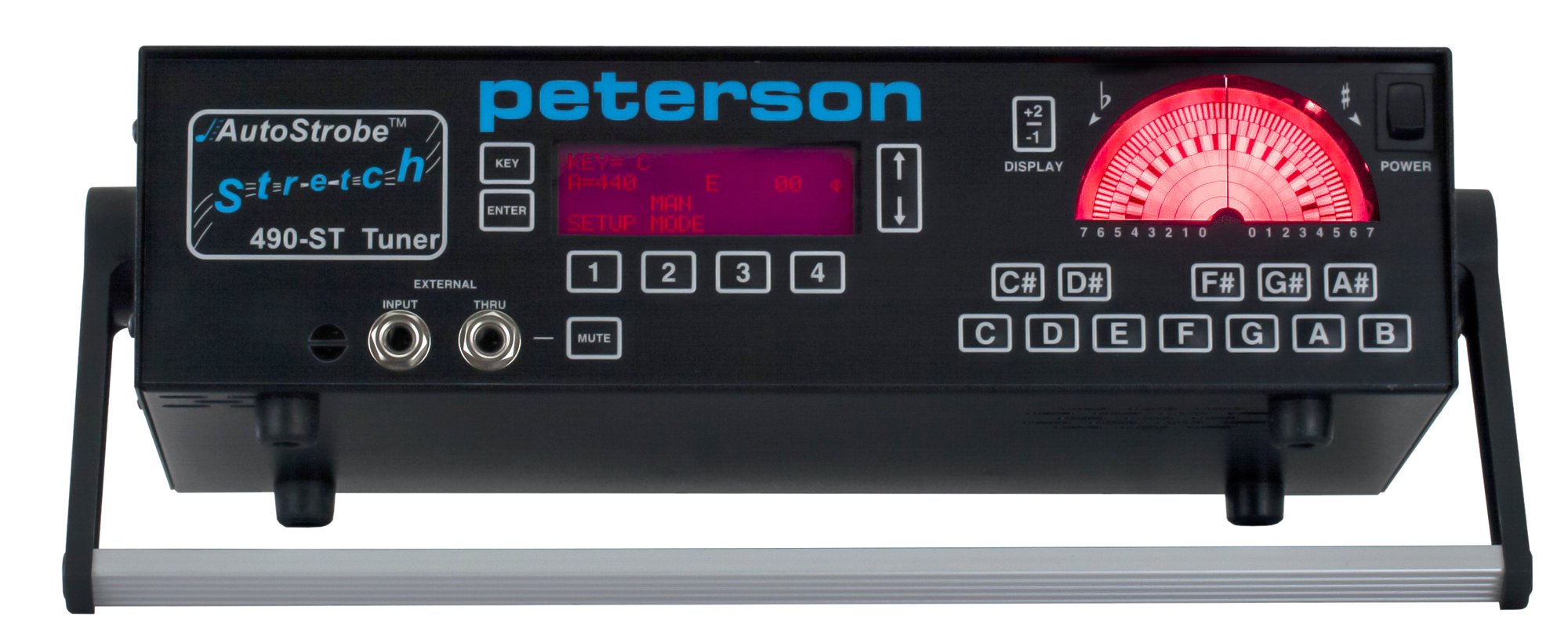 Peterson AutoStrobe 490-ST 钢琴拉伸调律机械频闪调音器