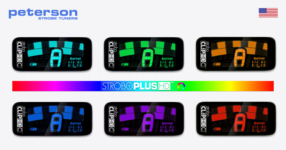 Peterson StroboClip HDC-V 管弦乐器夹式调音器