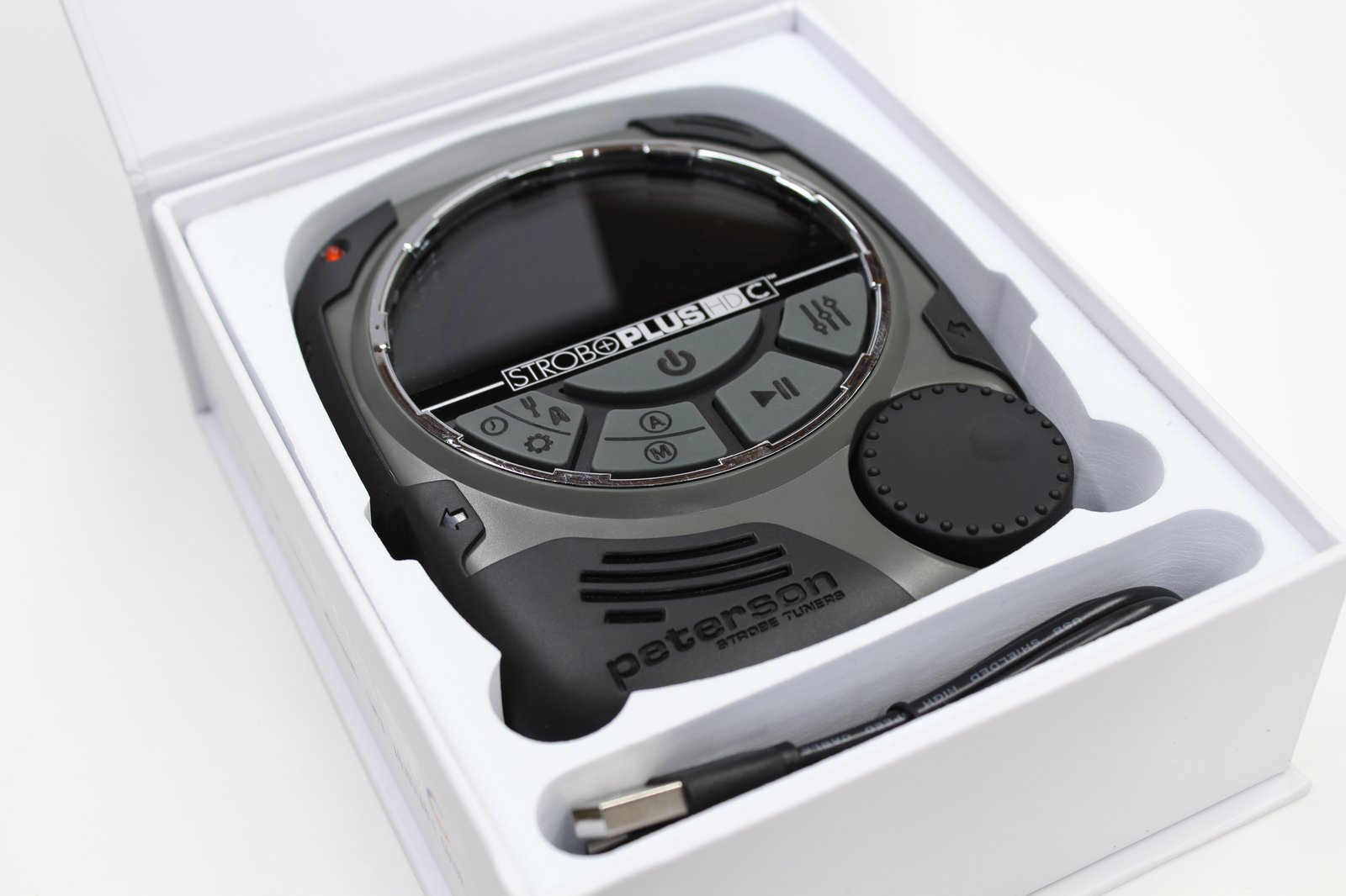 Peterson StroboPLUS HD 调音器屏幕与操作面板