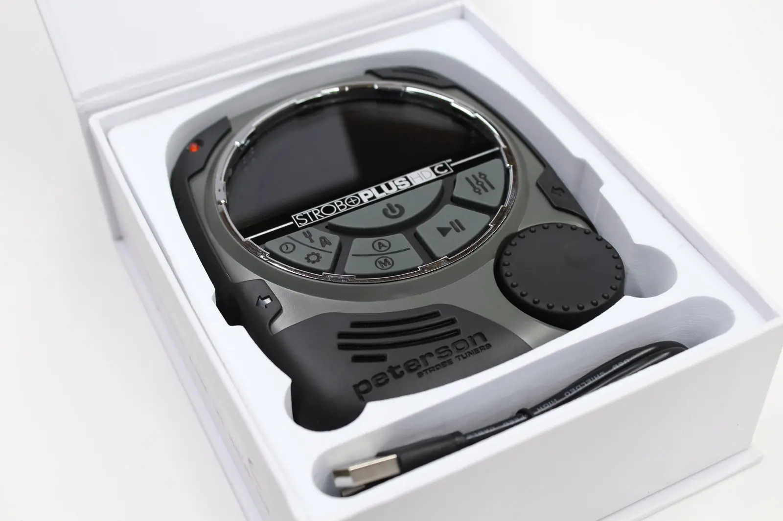 Peterson StroboPLUS HD 调音器屏幕与操作面板