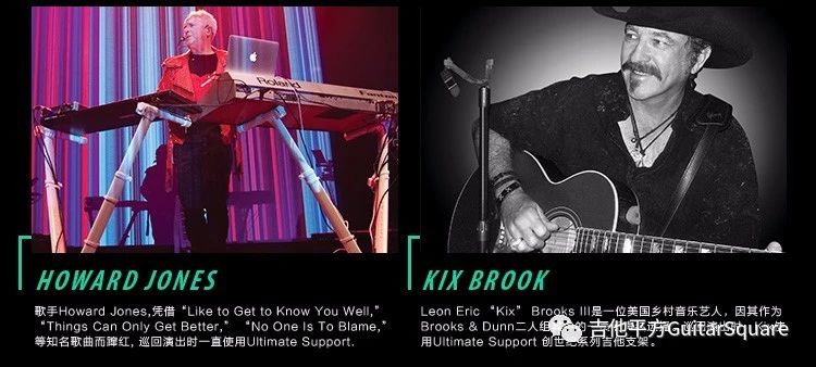 Ultimate Support 官方艺人海报:Howard Jones 与 Kix Brooks