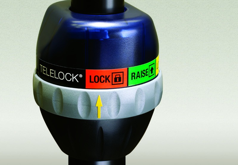 Ultimate Support TS-90B TeleLock 助升套环特写